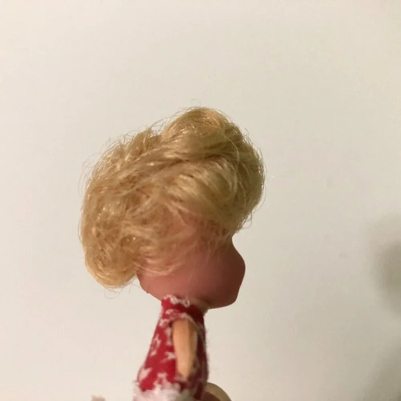 Vintage Liddle Kiddle Clone Doll Necklace Loop 2 Inch Tall - Picture 8 of 12